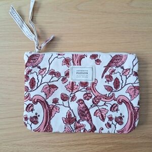 Pink Patterned Sezane Clutch
